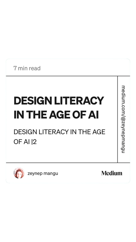 Design Literacy in the Age of AI — Chapter 2